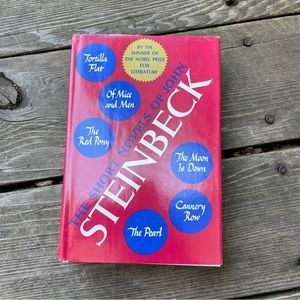 The Short Novels Of John Steinbeck Vintage 1963 Hardcover Book